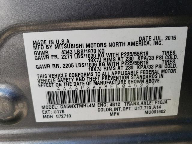 Aukcja sprzedaży 2015 Mitsubishi Outlander Sport Es, vin: 4A4AP3AW8FE045227, numer aukcji: 58136903