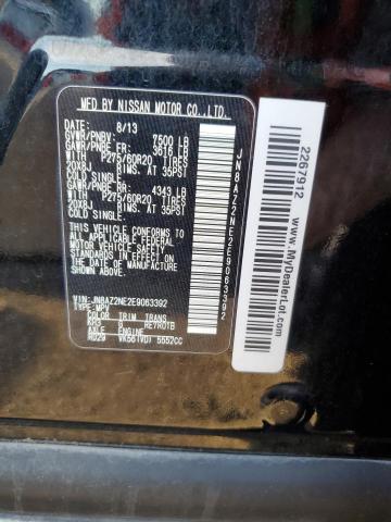 2014 Infiniti Qx80 მანქანა იყიდება აუქციონზე, vin: JN8AZ2NE2E9063392, აუქციონის ნომერი: 59817413