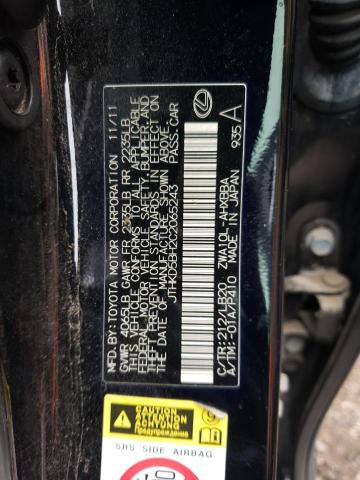 Продажа на аукционе авто 2012 Lexus Ct 200, vin: JTHKD5BH2C2065243, номер лота: 61091233