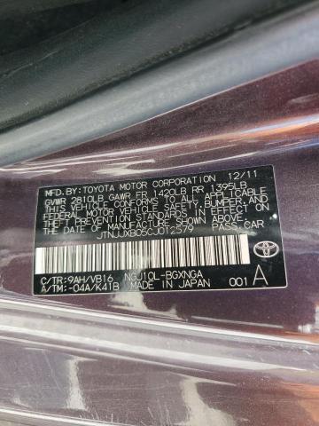 Aukcja sprzedaży 2012 Toyota Scion Iq, vin: JTNJJXB05CJ012579, numer aukcji: 59420413