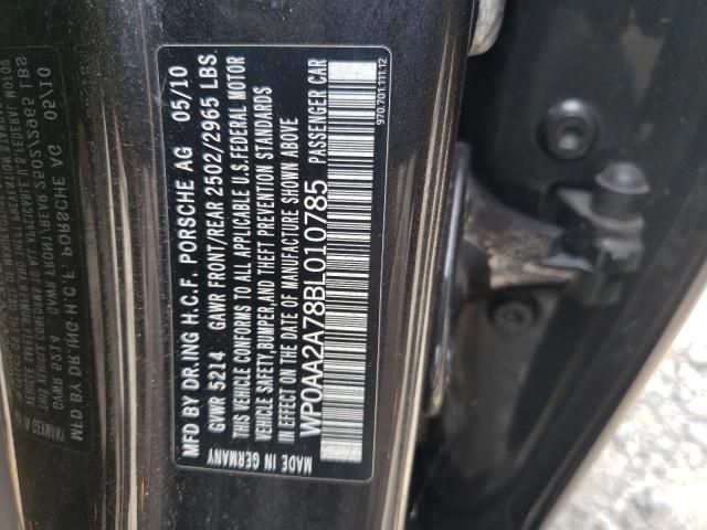 Aukcja sprzedaży 2011 Porsche Panamera 2, vin: WP0AA2A78BL010785, numer aukcji: 54202793