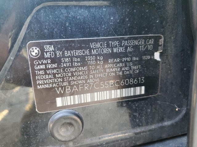 Продаж на аукціоні авто 2011 Bmw 535, vin: WBAFR7C55BC608613, номер лоту: 63983434