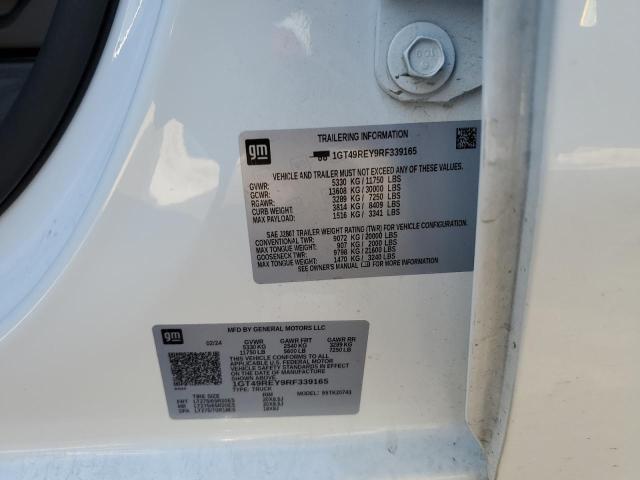 Aukcja sprzedaży 2024 Gmc Sierra K25, vin: 1GT49REY9RF339165, numer aukcji: 62854274
