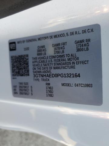 Aukcja sprzedaży 2023 Gmc Sierra, vin: 3GTNHAED0PG132164, numer aukcji: 63697704