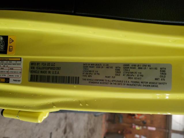 Aukcja sprzedaży 2023 Jeep Wrangler, vin: 1C4JJXFG9PW631397, numer aukcji: 64938644