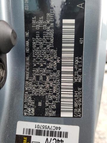 Aukcja sprzedaży 2006 Toyota Sienna, vin: 5TDZA22C76S477649, numer aukcji: 61263174