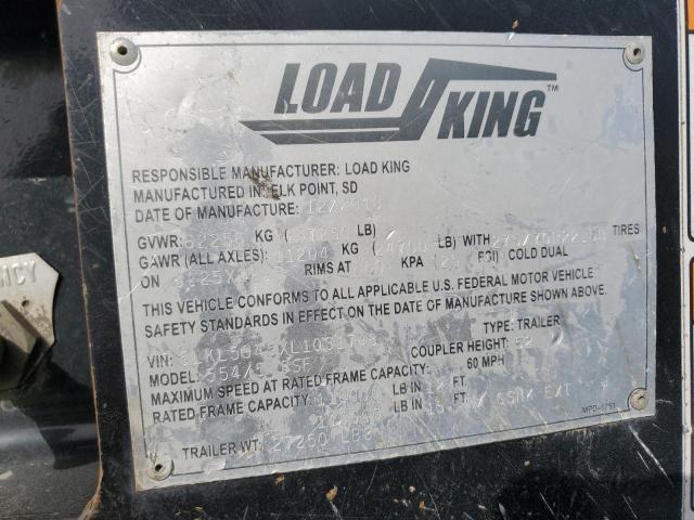 Aukcja sprzedaży 2020 Load Trailer, vin: 5LKL5945XL1031748, numer aukcji: 61416174