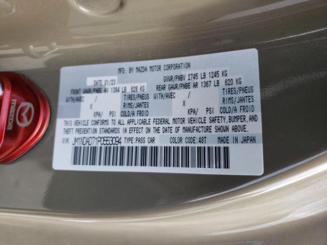 65444924 :رقم المزاد ، JM1NDAD71P0553094 vin ، 2023 Mazda Mx-5 Miata مزاد بيع