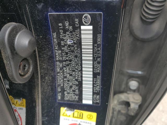 63167924 :رقم المزاد ، 58ABK1GG4GU028564 vin ، 2016 Lexus Es مزاد بيع