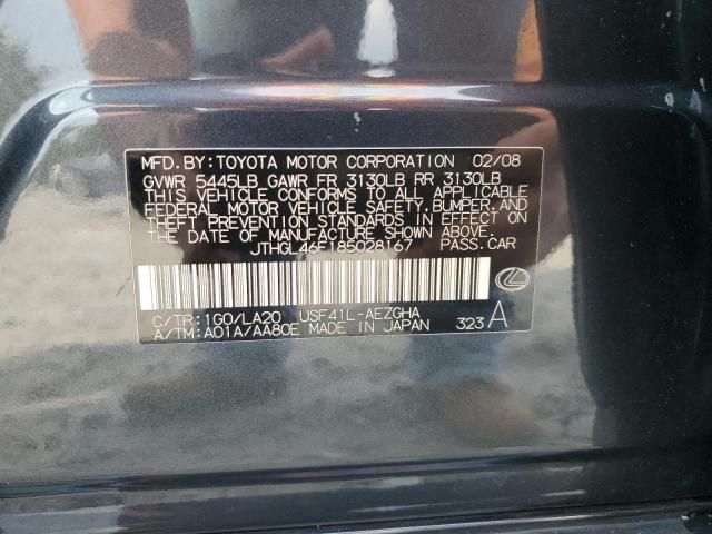 Aukcja sprzedaży 2008 Lexus Ls 460l, vin: JTHGL46F185028167, numer aukcji: 65046834
