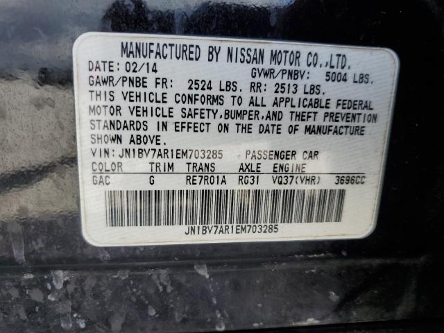 Продаж на аукціоні авто 2014 Infiniti Q50, vin: JN1BV7AR1EM703285, номер лоту: 63171094