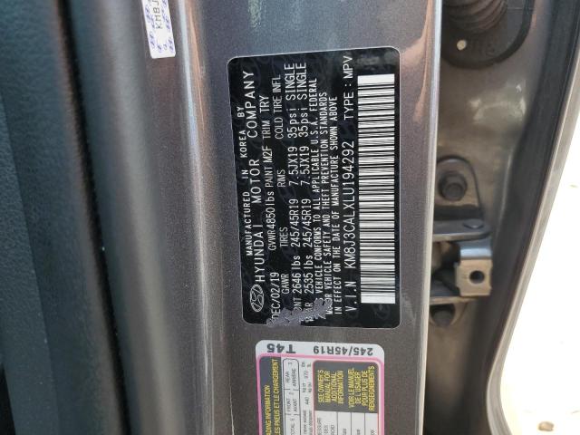 2020 Hyundai Tucson მანქანა იყიდება აუქციონზე, vin: KM8J3CALXLU194292, აუქციონის ნომერი: 62511984