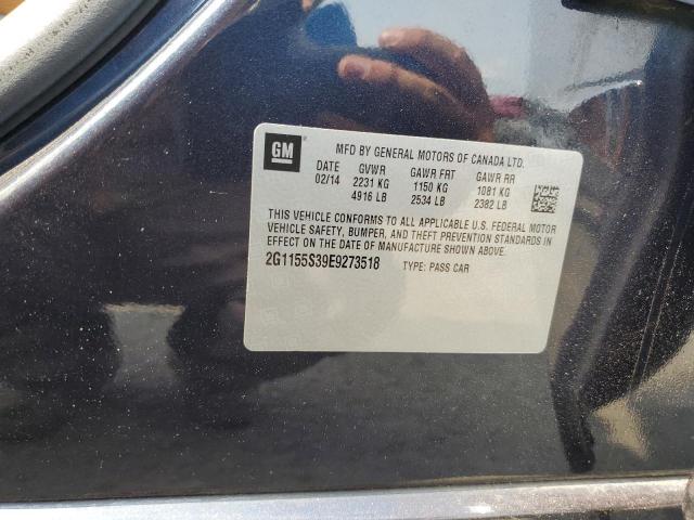 64273154 :رقم المزاد ، 2G1155S39E9273518 vin ، 2014 Chevrolet Impala Ltz مزاد بيع