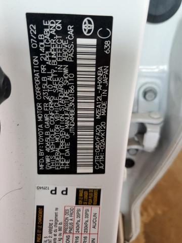60078964 :رقم المزاد ، JTND4MBE3N3186110 vin ، 2022 Toyota Corolla مزاد بيع