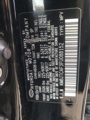 62452384 :رقم المزاد ، KM8JTCAF3FU088152 vin ، 2015 Hyundai Tucson مزاد بيع