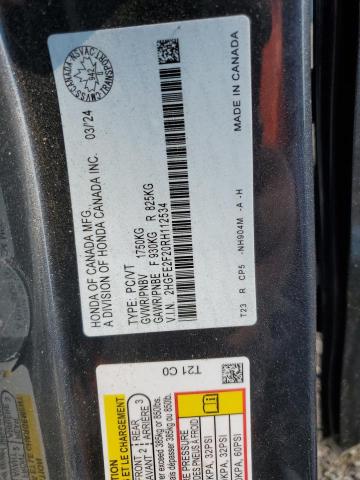 Aukcja sprzedaży 2024 Honda Civic Lx, vin: 2HGFE2F20RH112534, numer aukcji: 64720405
