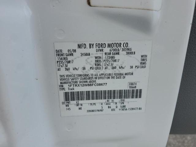 Продажа на аукционе авто 2008 Ford F150, vin: 1FTRX12W88FC08677, номер лота: 66103955
