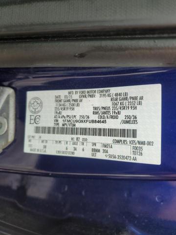 Aukcja sprzedaży 2015 Ford Escape Se, vin: 1FMCU9G9XFUB84645, numer aukcji: 63973595