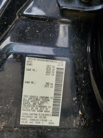 63663595 :رقم المزاد ، 1N4AL3AP2HN326993 vin ، 2017 Nissan Altima 2.5 مزاد بيع