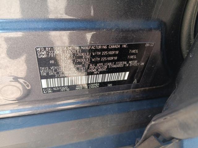 Auction sale of the 2022 Toyota Rav4 Xle P, vin: 2T3B6RFV8NW035595, lot number: 63302015