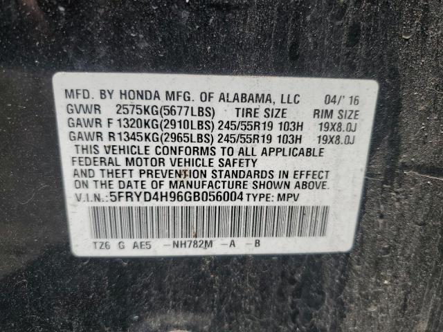 Продаж на аукціоні авто 2016 Acura Mdx, vin: 5FRYD4H96GB056004, номер лоту: 66436265