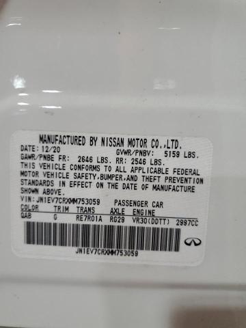 Aukcja sprzedaży 2021 Infiniti Q50 Sensor, vin: JN1EV7CRXMM753059, numer aukcji: 65240935