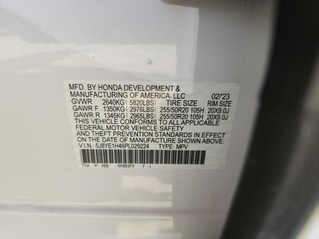Aukcja sprzedaży 2023 Acura Mdx Techno, vin: 5J8YE1H46PL029224, numer aukcji: 65709435