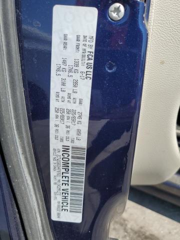 2017 Dodge Grand Caravan მანქანა იყიდება აუქციონზე, vin: 2C7WDGBG3HR787631, აუქციონის ნომერი: 65966255
