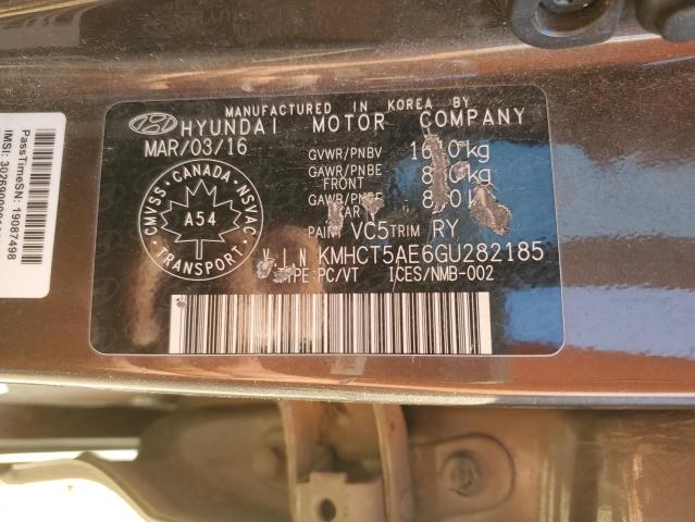 Продажа на аукционе авто 2016 Hyundai Accent Se, vin: KMHCT5AE6GU282185, номер лота: 66357695