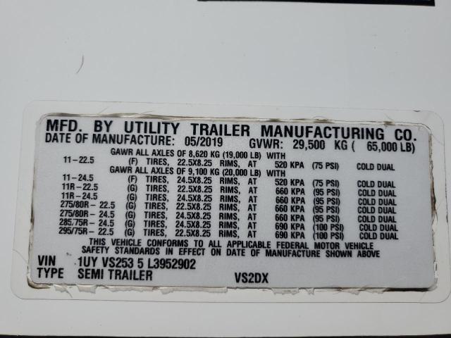 Aukcja sprzedaży 2020 Utility Trailer Mfg. Reefer, vin: 1UYVS2535L3952902, numer aukcji: 64013505