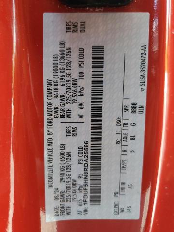 Продажа на аукционе авто 2024 Ford F550 Super, vin: 1FDUF5HN8RDA25596, номер лота: 65189935