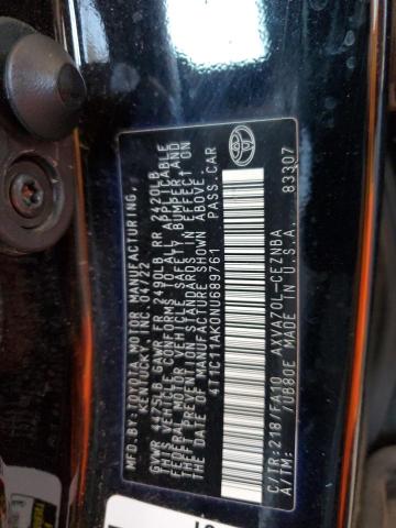Aukcja sprzedaży 2022 Toyota Camry Le, vin: 4T1C11AK0NU689761, numer aukcji: 65211985