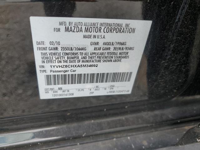 Aukcja sprzedaży 2010 Mazda 6 I, vin: 1YVHZ8CHXA5M34692, numer aukcji: 65064815
