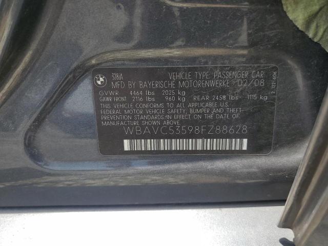 65840915 :رقم المزاد ، WBAVC53598FZ88628 vin ، 2008 Bmw 328 مزاد بيع