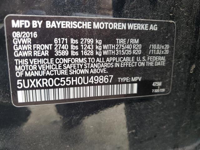 2017 Bmw X5 მანქანა იყიდება აუქციონზე, vin: 5UXKR0C55H0U49867, აუქციონის ნომერი: 65841195