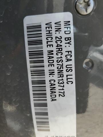 66886785 :رقم المزاد ، 2C4RC1S75NR137172 vin ، 2022 Chrysler Pacifica مزاد بيع