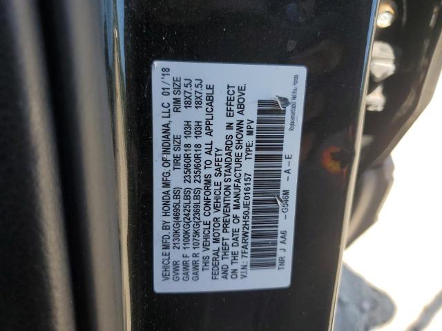 2018 Honda Cr-v მანქანა იყიდება აუქციონზე, vin: 7FARW2H50JE016157, აუქციონის ნომერი: 63997615