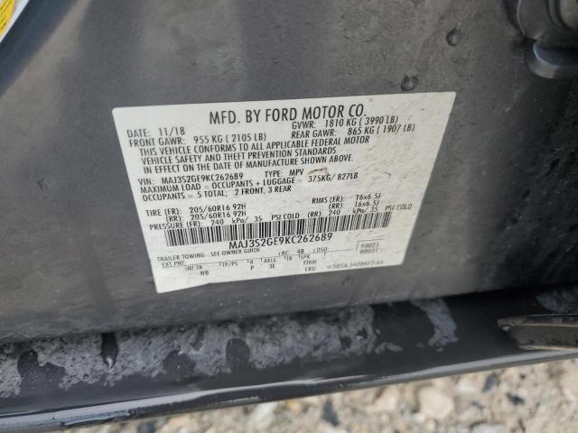 Продаж на аукціоні авто 2019 Ford Ecosport, vin: MAJ3S2GE9KC262689, номер лоту: 66031495