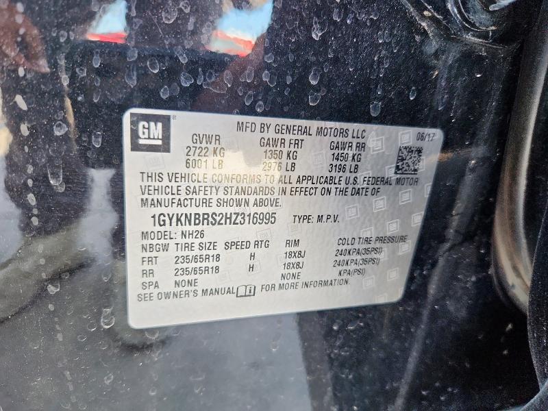 Продажа на аукционе авто 2017 Cadillac Xt5, vin: 1GYKNBRS2HZ316995, номер лота: 66403745