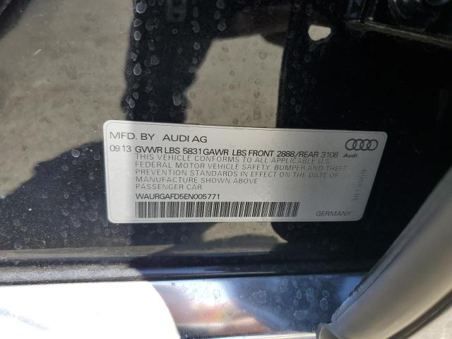 Продаж на аукціоні авто 2014 Audi A8 L Quatt, vin: WAURGAFD5EN005771, номер лоту: 63796305