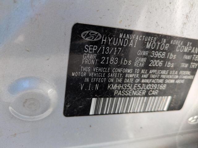 2018 Hyundai Elantra Gt მანქანა იყიდება აუქციონზე, vin: KMHH35LE5JU039168, აუქციონის ნომერი: 63906105