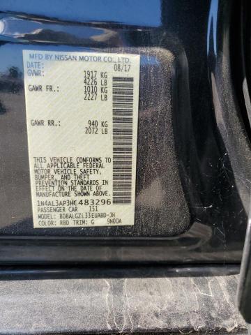 Aukcja sprzedaży 2017 Nissan Altima, vin: 1N4AL3AP3HC483296, numer aukcji: 65117975