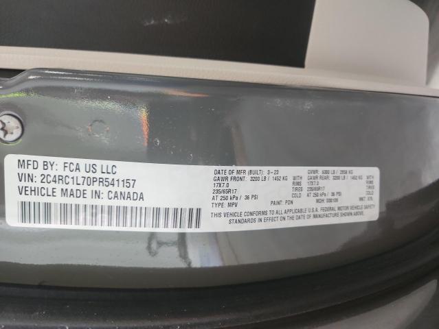 Продажа на аукционе авто 2023 Chrysler Pacifica H, vin: 2C4RC1L70PR541157, номер лота: 64663605