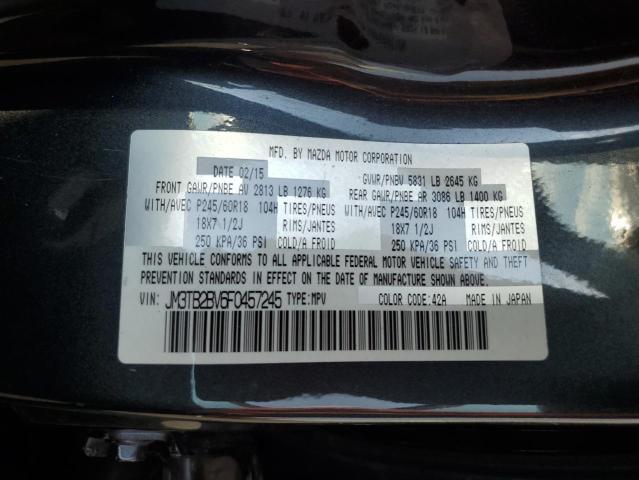 Aukcja sprzedaży 2015 Mazda Cx-9, vin: JM3TB2BV6F0457245, numer aukcji: 66709645