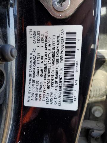 2015 Honda Civic Si მანქანა იყიდება აუქციონზე, vin: 2HGFB6E52FH701186, აუქციონის ნომერი: 66662015