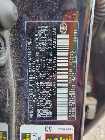 Продаж на аукціоні авто 2019 Toyota Camry, vin: 4T1B61HK0KU816099, номер лоту: 63783225