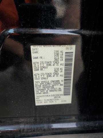 2020 Nissan Murano მანქანა იყიდება აუქციონზე, vin: 5N1AZ2CS9LN103939, აუქციონის ნომერი: 65190345