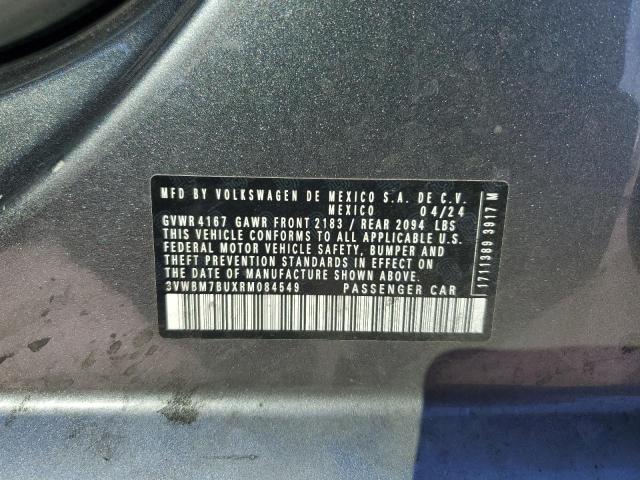 2024 Volkswagen Jetta მანქანა იყიდება აუქციონზე, vin: 3VWBM7BUXRM084549, აუქციონის ნომერი: 66881505