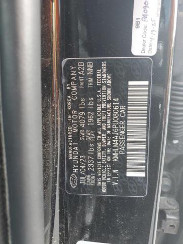 64121335 :رقم المزاد ، KMHLM4AJ6PU080614 vin ، 2023 Hyundai Elantra مزاد بيع