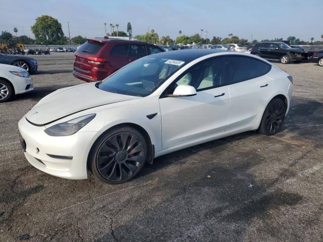 64284835 :رقم المزاد ، 5YJ3E1EC5NF342429 vin ، 2022 Tesla Model 3 مزاد بيع